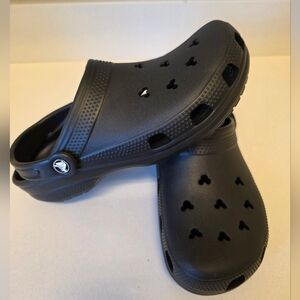 Disney Black Crocs Clogs